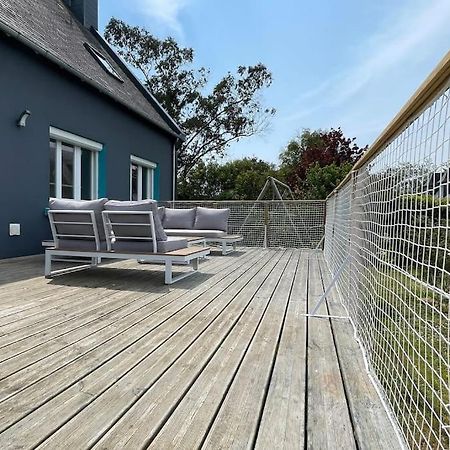 Ti Glas - La Maison Bleue Lanvéoc Exterior foto